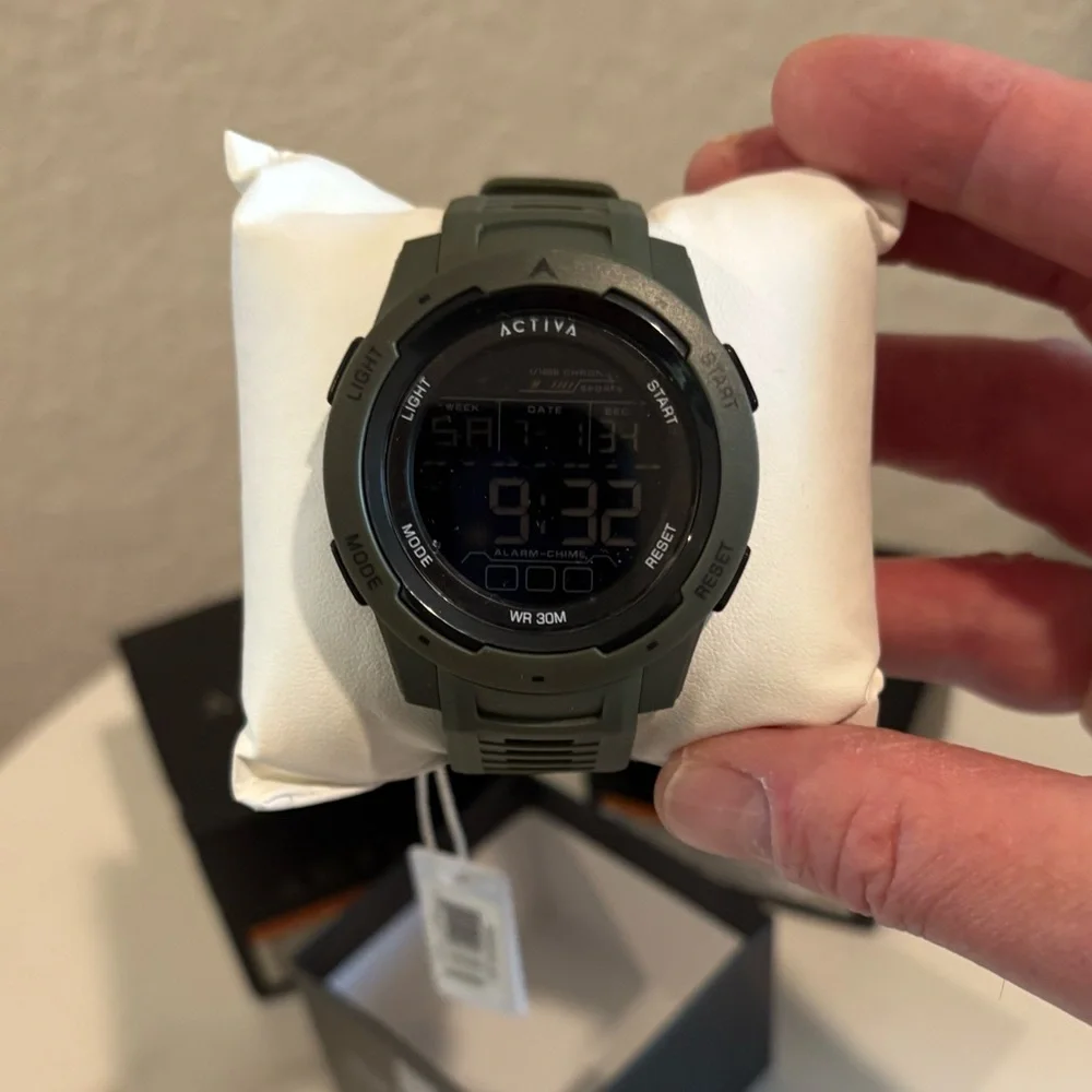 Activa X Terrain Invicta Digital Men's Watch - 45mm, Green NWT